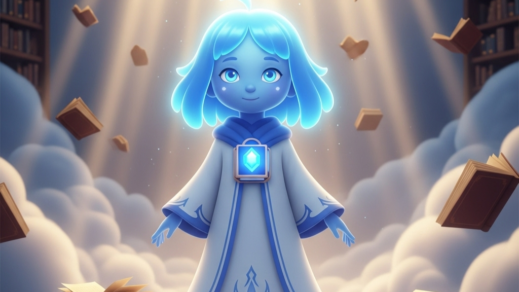 天上の案内人Aoiの映像旅路｜AIが描く幻想と創造の世界