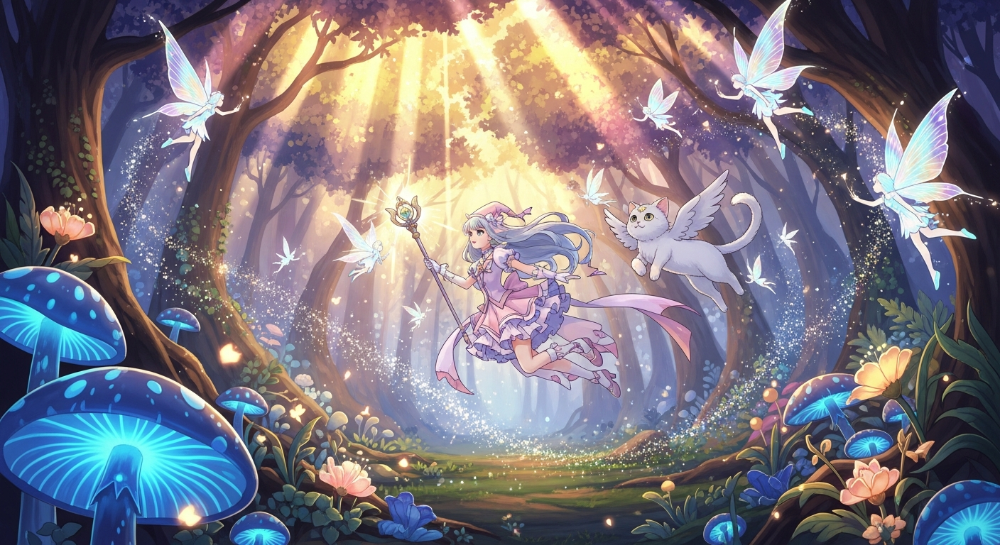 Sora2で作る具体的アニメ動画テーマ集｜幻想的な映像表現のプロンプト解説付き